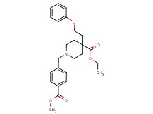 ethyl 1-[4-(methoxycarbonyl)benzyl]-4-(2-phenoxyethyl)-4-piperidinecarboxylate
