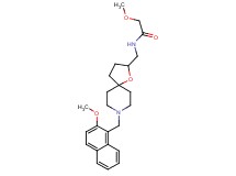 2-methoxy-N-({8-[(2-methoxy-1-naphthyl)methyl]-1-oxa-8-azaspiro[4.5]dec-2-yl}methyl)acetamide