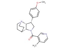 (3R*,3aR*,7aR*)-3-(4-methoxyphenyl)-1-[(4-methylpyridin-3-yl)carbonyl]octahydro-4,7-ethanopyrrolo[3,2-b]pyridine