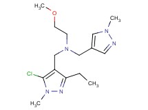 N-[(5-chloro-3-ethyl-1-methyl-1H-pyrazol-4-yl)methyl]-2-methoxy-N-[(1-methyl-1H-pyrazol-4-yl)methyl]ethanamine