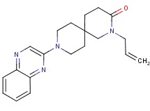 2-allyl-9-quinoxalin-2-yl-2,9-diazaspiro[5.5]undecan-3-one