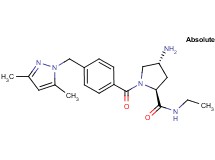 (2S,4R)-4-amino-1-{4-[(3,5-dimethyl-1H-pyrazol-1-yl)methyl]benzoyl}-N-ethylpyrrolidine-2-carboxamide