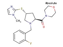 4-{(4R)-1-(2-fluorobenzyl)-4-[(1-methyl-1H-imidazol-2-yl)thio]-L-prolyl}morpholine
