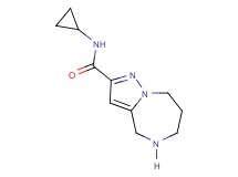 N-cyclopropyl-5,6,7,8-tetrahydro-4H-pyrazolo[1,5-a][1,4]diazepine-2-carboxamide hydrochloride