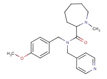 N-(4-methoxybenzyl)-1-methyl-N-(pyridin-4-ylmethyl)azepane-2-carboxamide