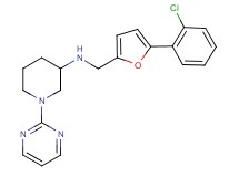 N-{[5-(2-chlorophenyl)-2-furyl]methyl}-1-(2-pyrimidinyl)-3-piperidinamine