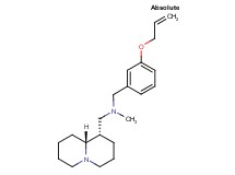 1-[3-(allyloxy)phenyl]-N-methyl-N-[(1S,9aR)-octahydro-2H-quinolizin-1-ylmethyl]methanamine