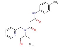 N-[1-(hydroxymethyl)propyl]-N'-(4-methylphenyl)-N-(pyridin-2-ylmethyl)malonamide
