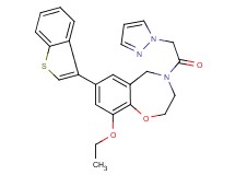 7-(1-benzothien-3-yl)-9-ethoxy-4-(1H-pyrazol-1-ylacetyl)-2,3,4,5-tetrahydro-1,4-benzoxazepine