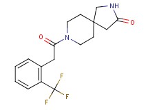 8-{[2-(trifluoromethyl)phenyl]acetyl}-2,8-diazaspiro[4.5]decan-3-one