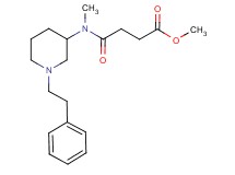 methyl 4-{methyl[1-(2-phenylethyl)-3-piperidinyl]amino}-4-oxobutanoate