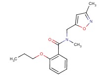 N-methyl-N-[(3-methylisoxazol-5-yl)methyl]-2-propoxybenzamide