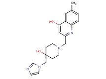 2-{[4-hydroxy-4-(1H-imidazol-1-ylmethyl)piperidin-1-yl]methyl}-6-methylquinolin-4-ol