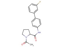 1-acetyl-N-(3'-fluoro-4-biphenylyl)prolinamide