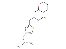 ({4-[(dimethylamino)methyl]-2-thienyl}methyl)ethyl(tetrahydro-2H-pyran-2-ylmethyl)amine
