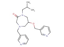1-isobutyl-6-(3-pyridinylmethoxy)-4-(3-pyridinylmethyl)-1,4-diazepan-2-one