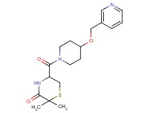 2,2-dimethyl-5-{[4-(3-pyridinylmethoxy)-1-piperidinyl]carbonyl}-3-thiomorpholinone