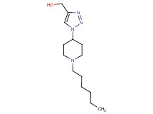 [1-(1-hexylpiperidin-4-yl)-1H-1,2,3-triazol-4-yl]methanol