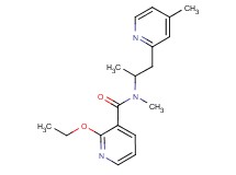 2-ethoxy-N-methyl-N-[1-methyl-2-(4-methylpyridin-2-yl)ethyl]nicotinamide