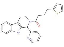 1-(2-pyridinyl)-2-[4-(2-thienyl)butanoyl]-2,3,4,9-tetrahydro-1H-beta-carboline