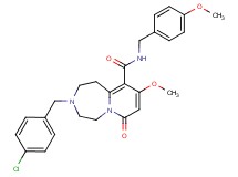 3-(4-chlorobenzyl)-9-methoxy-N-(4-methoxybenzyl)-7-oxo-1,2,3,4,5,7-hexahydropyrido[1,2-d][1,4]diazepine-10-carboxamide