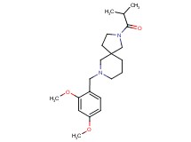 7-(2,4-dimethoxybenzyl)-2-isobutyryl-2,7-diazaspiro[4.5]decane