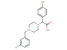 [4-(3-chlorobenzyl)piperazin-1-yl](4-hydroxyphenyl)acetic acid