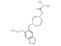 2-{4-[(6-ethoxy-2,3-dihydro-1H-inden-5-yl)methyl]-1,4-diazepan-1-yl}-N,N-dimethylacetamide