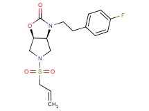 (3aS*,6aR*)-5-(allylsulfonyl)-3-[2-(4-fluorophenyl)ethyl]hexahydro-2H-pyrrolo[3,4-d][1,3]oxazol-2-one