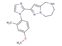 2-[1-(4-methoxy-2-methylphenyl)-1H-imidazol-2-yl]-5,6,7,8-tetrahydro-4H-pyrazolo[1,5-a][1,4]diazepine hydrochloride