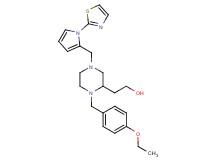 2-(1-(4-ethoxybenzyl)-4-{[1-(1,3-thiazol-2-yl)-1H-pyrrol-2-yl]methyl}-2-piperazinyl)ethanol