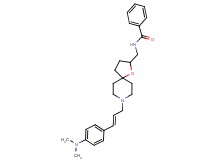 N-[(8-{(2E)-3-[4-(dimethylamino)phenyl]-2-propen-1-yl}-1-oxa-8-azaspiro[4.5]dec-2-yl)methyl]benzamide