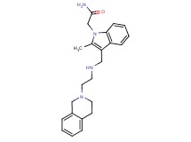 2-[3-({[2-(3,4-dihydroisoquinolin-2(1H)-yl)ethyl]amino}methyl)-2-methyl-1H-indol-1-yl]acetamide