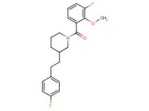 1-(3-fluoro-2-methoxybenzoyl)-3-[2-(4-fluorophenyl)ethyl]piperidine