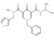 1-benzyl-N'-isopropyl-N-methyl-4-oxo-N-(3-thienylmethyl)-1,4-dihydro-3,5-pyridinedicarboxamide