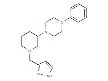1-phenyl-4-[1-(1H-pyrazol-3-ylmethyl)-3-piperidinyl]piperazine