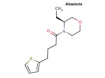 (3S)-3-ethyl-4-[4-(2-thienyl)butanoyl]morpholine