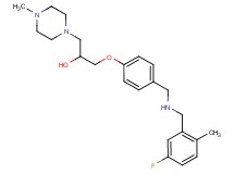 1-(4-{[(5-fluoro-2-methylbenzyl)amino]methyl}phenoxy)-3-(4-methyl-1-piperazinyl)-2-propanol
