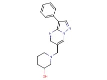 1-[(3-phenylpyrazolo[1,5-a]pyrimidin-6-yl)methyl]piperidin-3-ol