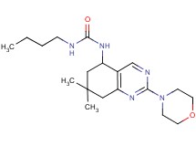 N-butyl-N'-[7,7-dimethyl-2-(4-morpholinyl)-5,6,7,8-tetrahydro-5-quinazolinyl]urea