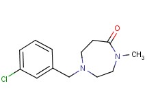 1-(3-chlorobenzyl)-4-methyl-1,4-diazepan-5-one