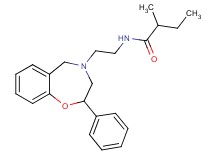 2-methyl-N-[2-(2-phenyl-2,3-dihydro-1,4-benzoxazepin-4(5H)-yl)ethyl]butanamide