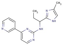 N-[1-(4-methyl-1H-imidazol-2-yl)propyl]-4-(3-pyridinyl)-2-pyrimidinamine