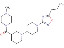3-[(4-methylpiperazin-1-yl)carbonyl]-1'-(5-propyl-1,2,4-oxadiazol-3-yl)-1,4'-bipiperidine