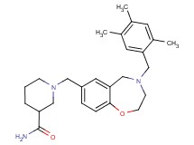 1-{[4-(2,4,5-trimethylbenzyl)-2,3,4,5-tetrahydro-1,4-benzoxazepin-7-yl]methyl}-3-piperidinecarboxamide