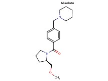 1-(4-{[(2R)-2-(methoxymethyl)pyrrolidin-1-yl]carbonyl}benzyl)piperidine