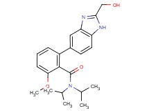 2-[2-(hydroxymethyl)-1H-benzimidazol-5-yl]-N,N-diisopropyl-6-methoxybenzamide