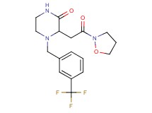 3-[2-(2-isoxazolidinyl)-2-oxoethyl]-4-[3-(trifluoromethyl)benzyl]-2-piperazinone