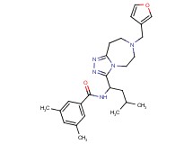 N-{1-[7-(3-furylmethyl)-6,7,8,9-tetrahydro-5H-[1,2,4]triazolo[4,3-d][1,4]diazepin-3-yl]-3-methylbutyl}-3,5-dimethylbenzamide
