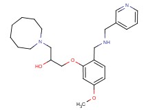 1-(1-azocanyl)-3-(5-methoxy-2-{[(3-pyridinylmethyl)amino]methyl}phenoxy)-2-propanol